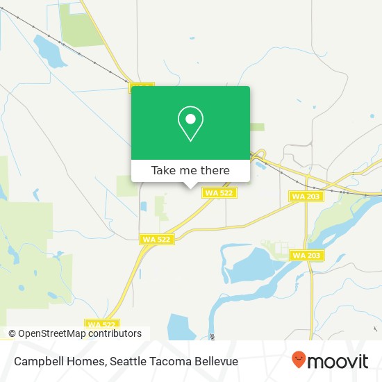 Mapa de Campbell Homes