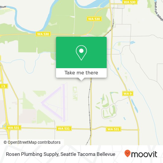 Mapa de Rosen Plumbing Supply