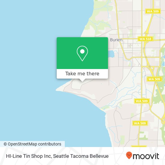 HI-Line Tin Shop Inc map
