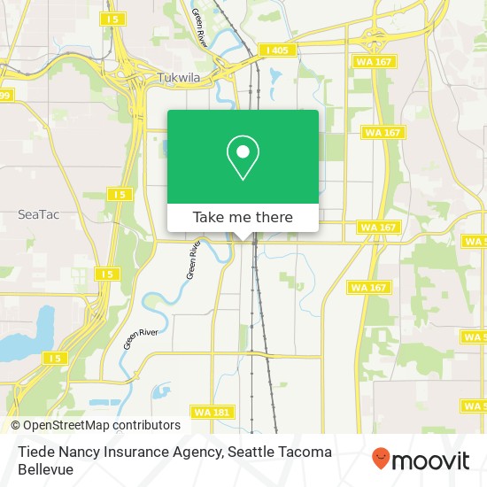 Mapa de Tiede Nancy Insurance Agency