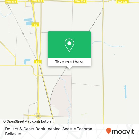 Mapa de Dollars & Cents Bookkeeping