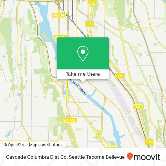 Mapa de Cascade Columbia Dist Co