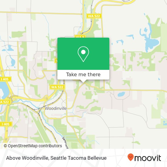 Above Woodinville map