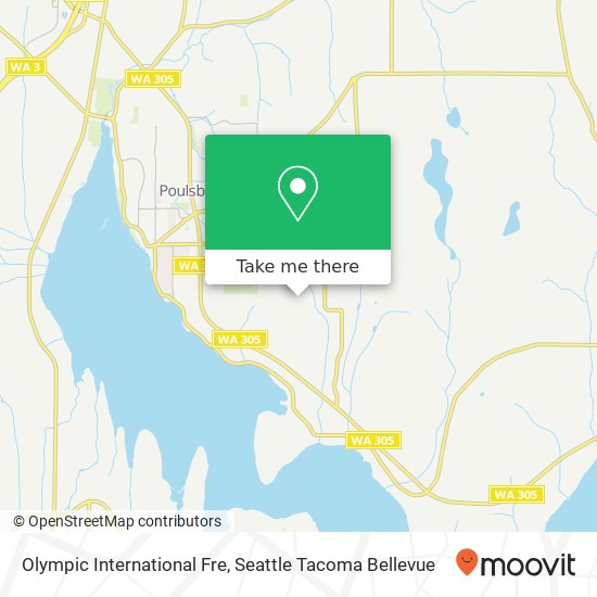 Olympic International Fre map