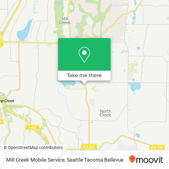 Mill Creek Mobile Service map