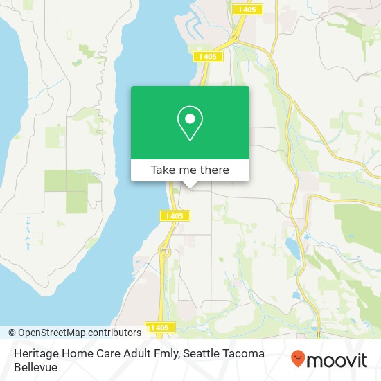 Mapa de Heritage Home Care Adult Fmly