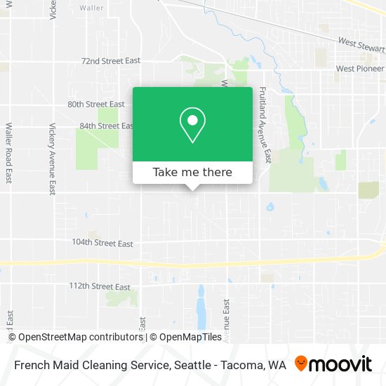 French Maid Cleaning Service map