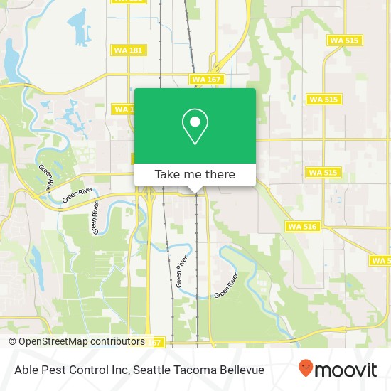 Able Pest Control Inc map