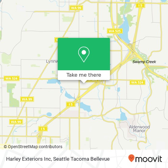 Harley Exteriors Inc map