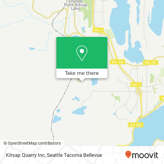Kitsap Quarry Inc map