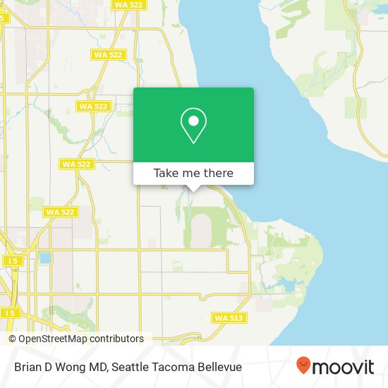 Brian D Wong MD map