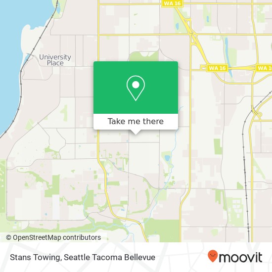 Stans Towing map