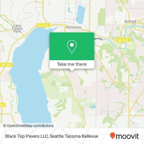 Black Top Pavers LLC map