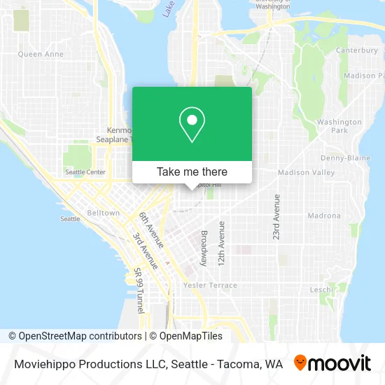 Mapa de Moviehippo Productions LLC
