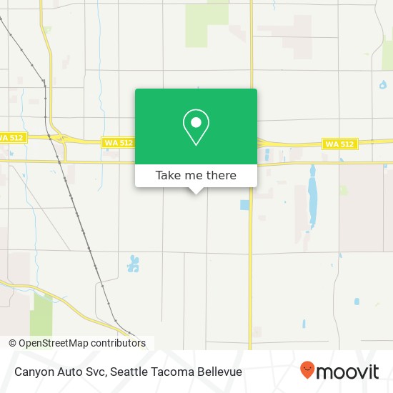 Canyon Auto Svc map