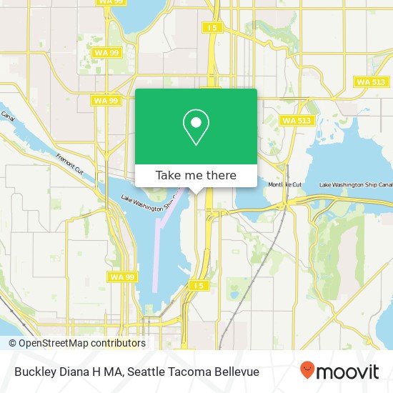 Buckley Diana H MA map