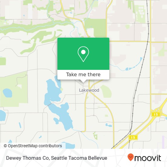 Dewey Thomas Co map