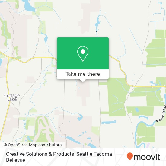 Creative Solutions & Products map