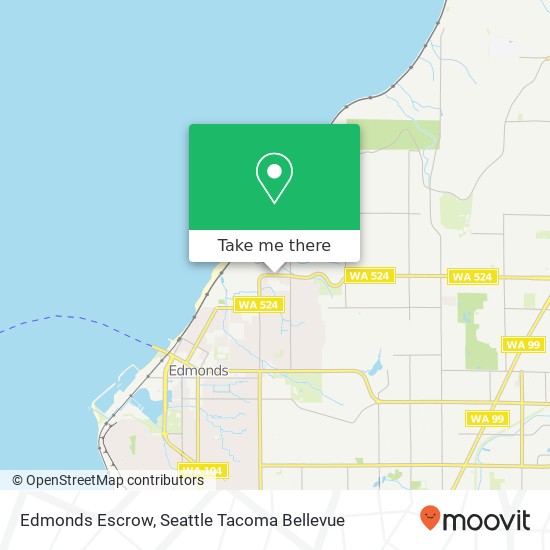 Mapa de Edmonds Escrow