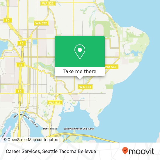 Career Services map