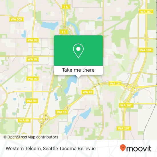 Mapa de Western Telcom