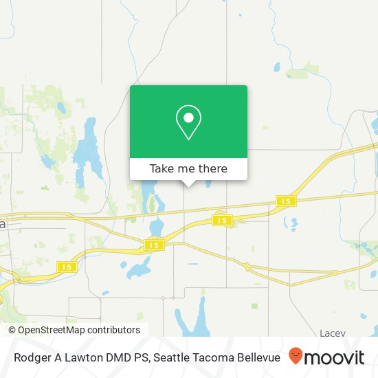 Rodger A Lawton DMD PS map