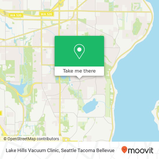 Lake Hills Vacuum Clinic map