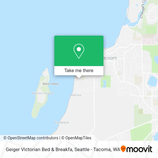Mapa de Geiger Victorian Bed & Breakfa