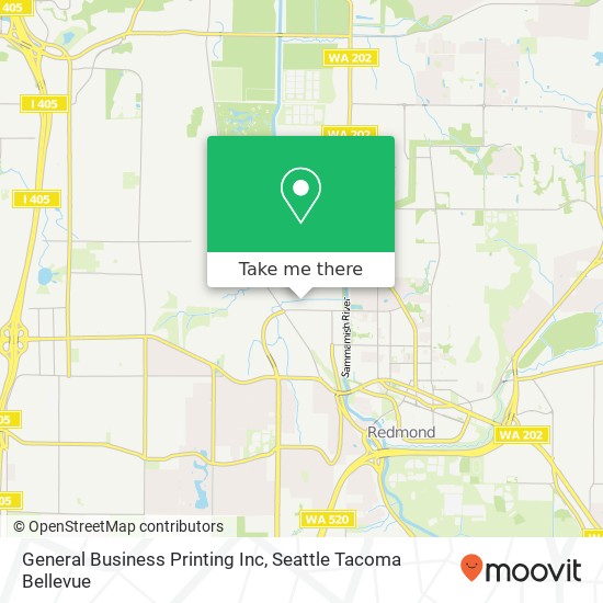 General Business Printing Inc map