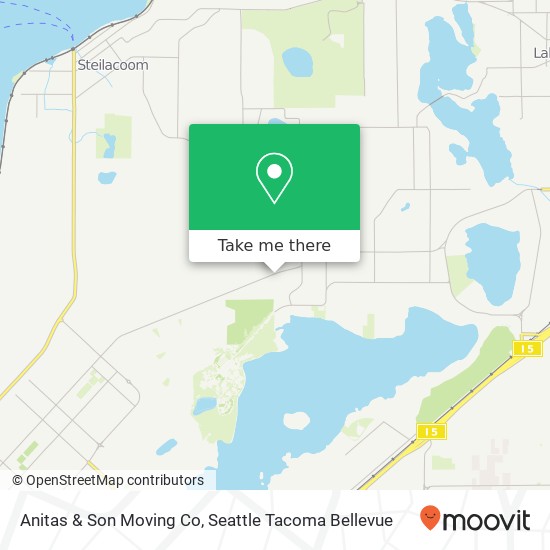 Anitas & Son Moving Co map