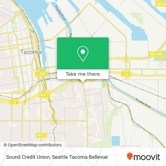 Sound Credit Union map