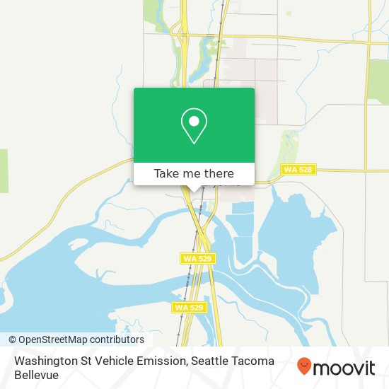 Washington St Vehicle Emission map