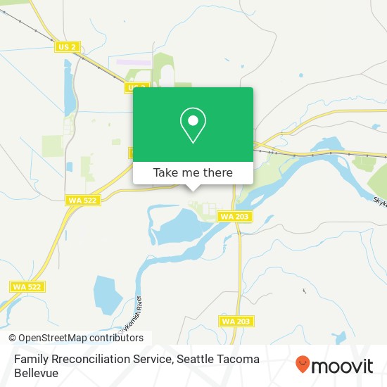 Family Rreconciliation Service map