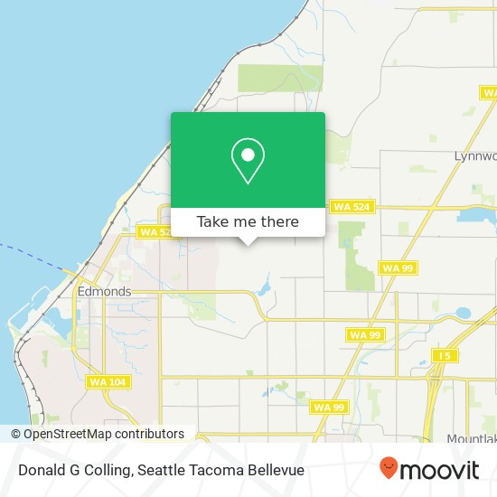 Donald G Colling map