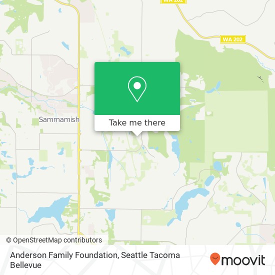 Anderson Family Foundation map