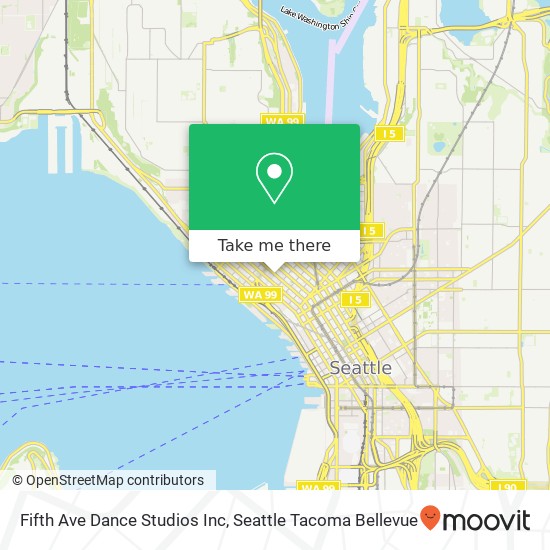 Mapa de Fifth Ave Dance Studios Inc