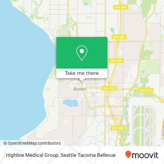 Mapa de Highline Medical Group