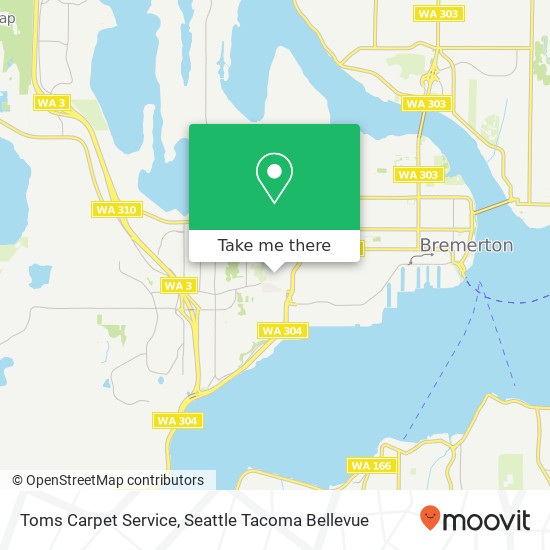 Toms Carpet Service map