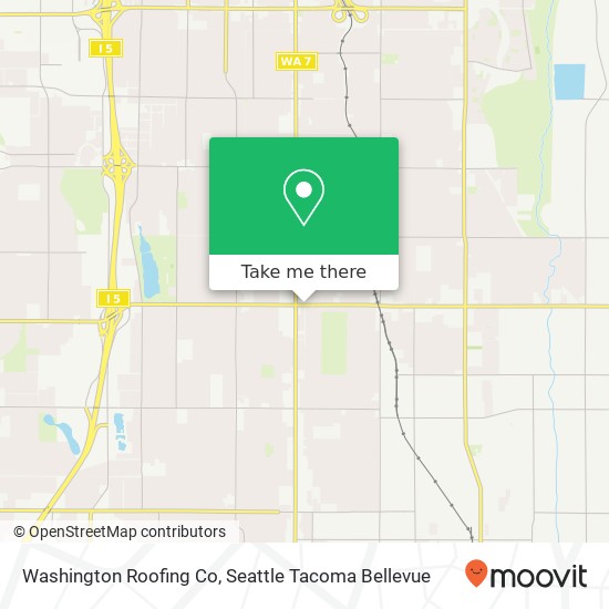 Mapa de Washington Roofing Co