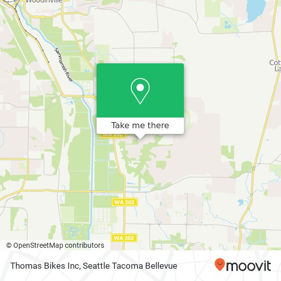 Mapa de Thomas Bikes Inc