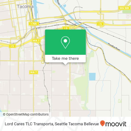 Mapa de Lord Cares TLC Transporta