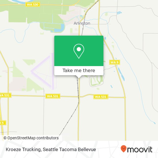 Kroeze Trucking map