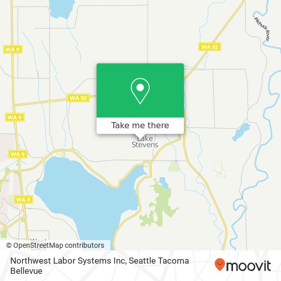 Northwest Labor Systems Inc map