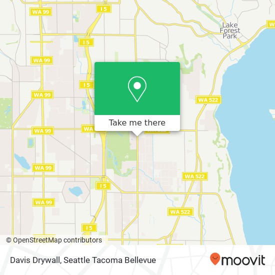 Mapa de Davis Drywall