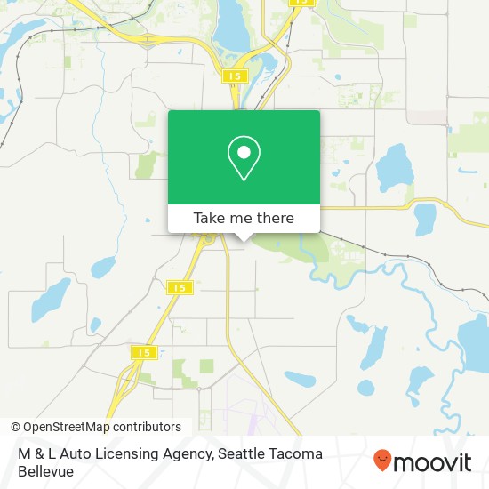 M & L Auto Licensing Agency map