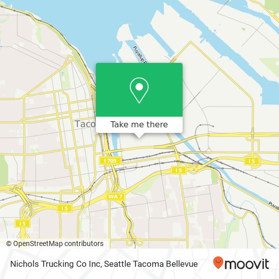 Nichols Trucking Co Inc map