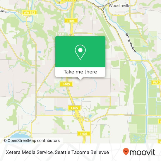 Xetera Media Service map