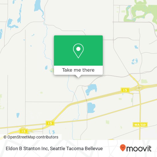 Eldon B Stanton Inc map