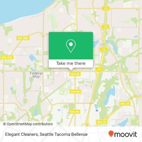 Elegant Cleaners map