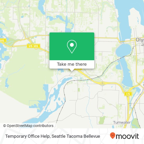 Temporary Office Help map